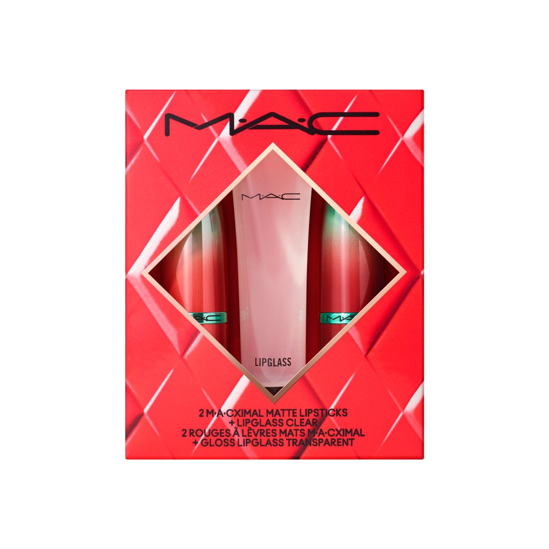 Mac 3-Pc. MACximal Lipstick and Lipglass Gift Set