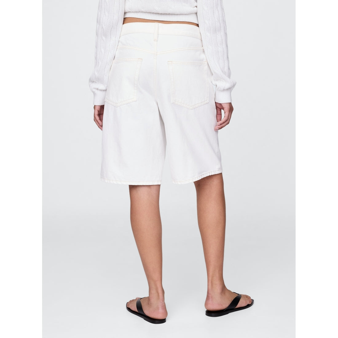 Women's 11" Mid Rise Longline Denim Shorts