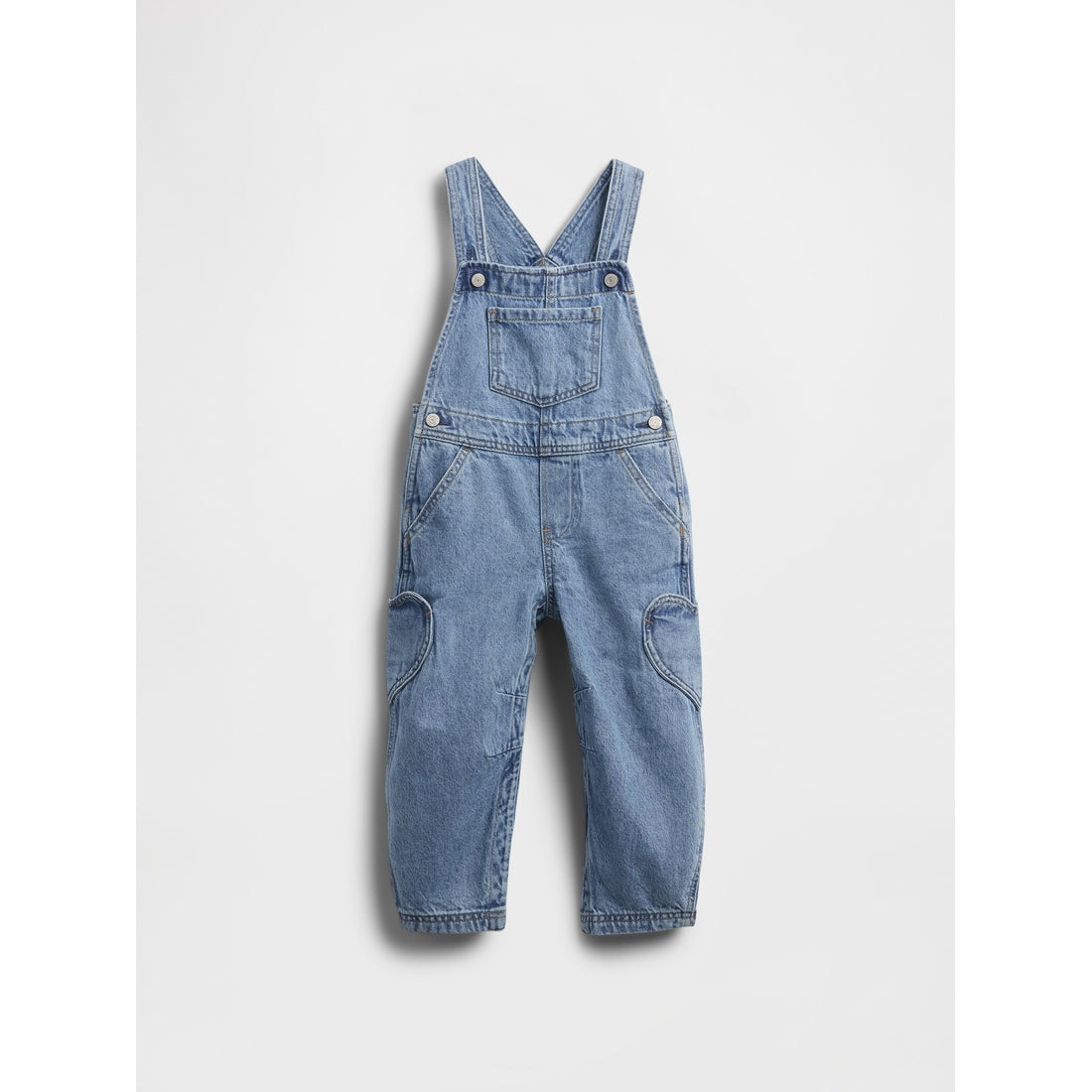 Toddler & Heart Pocket Horseshoe Overalls