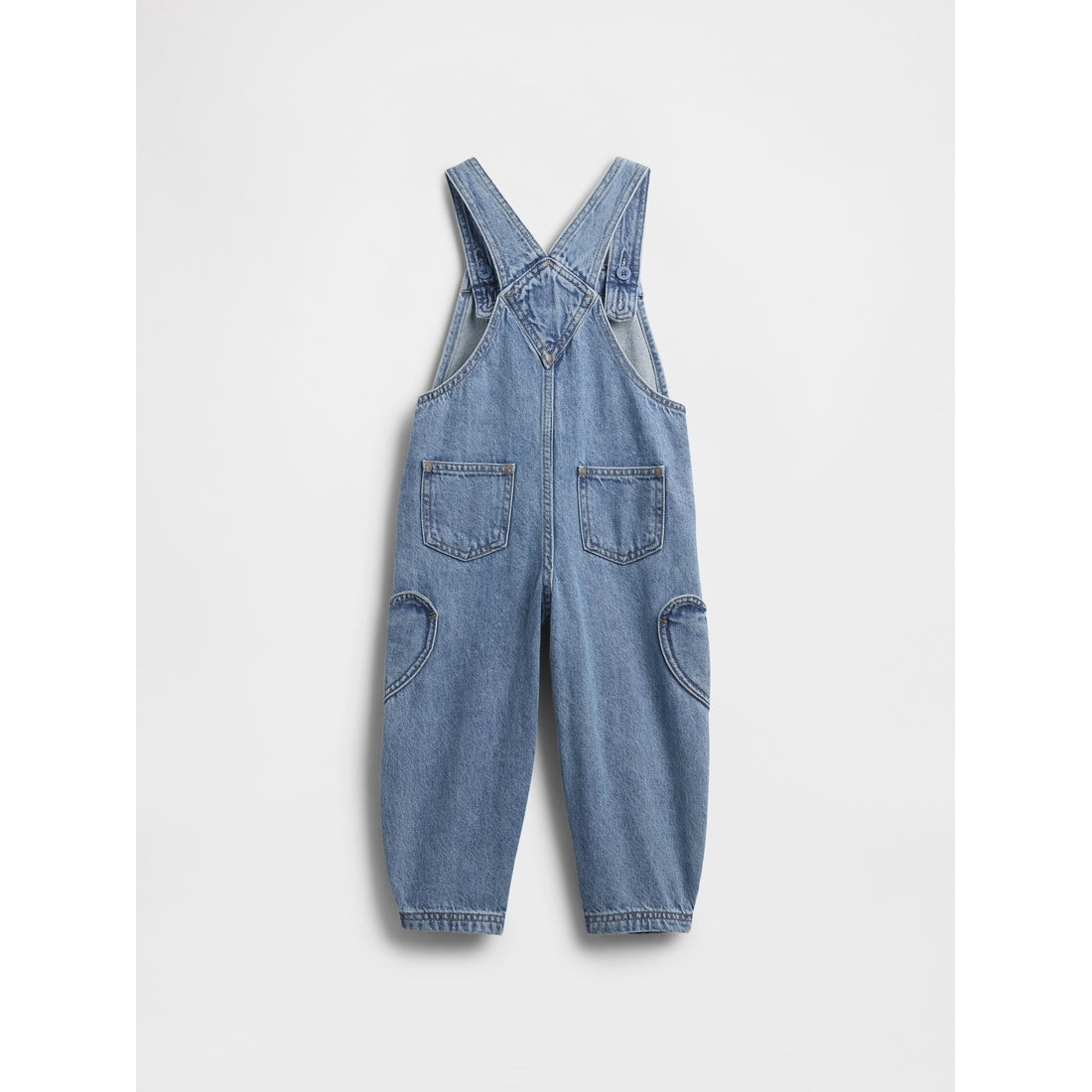 Toddler & Heart Pocket Horseshoe Overalls