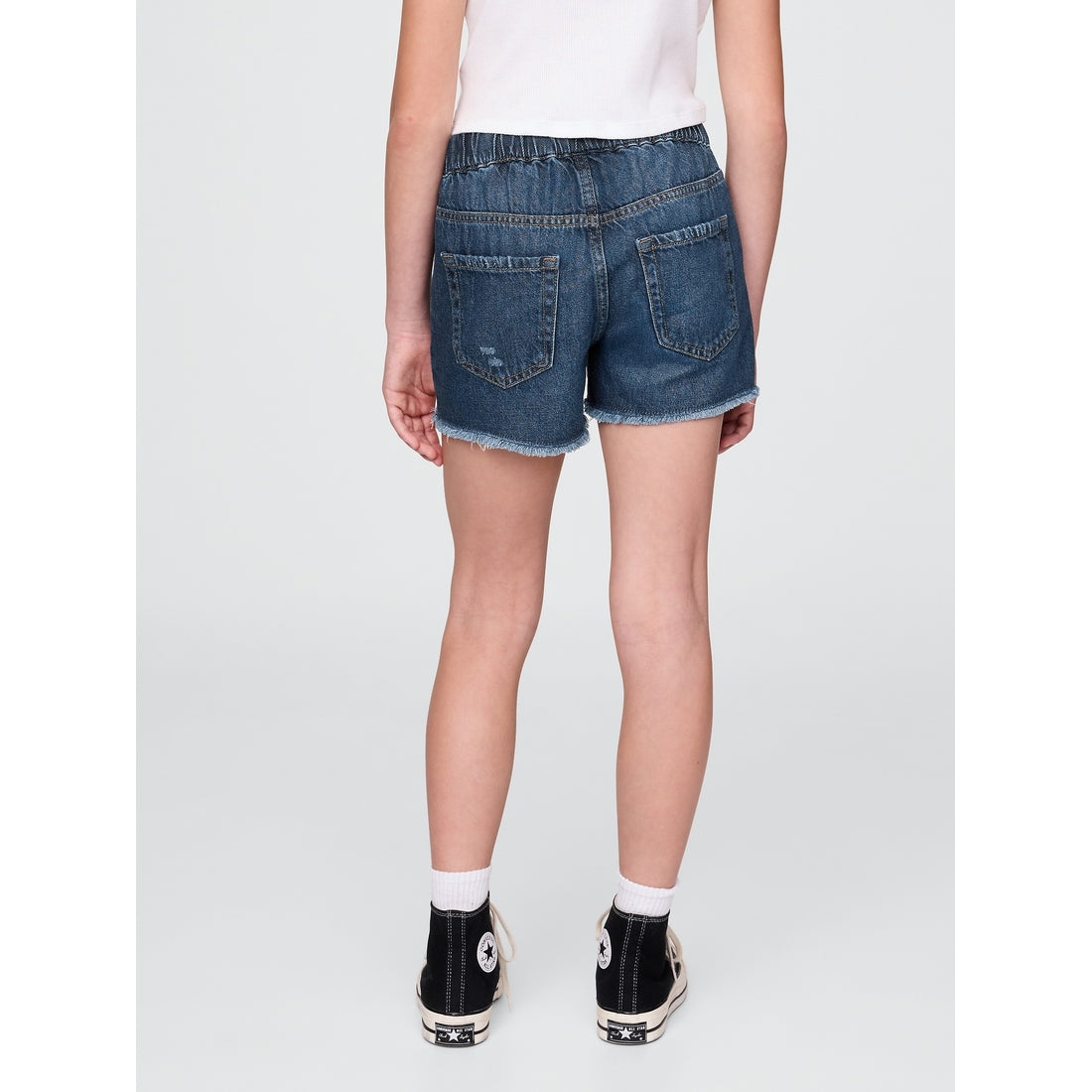 Girls' Low Rise Ultrasoft Stride Easy Denim Shorts
