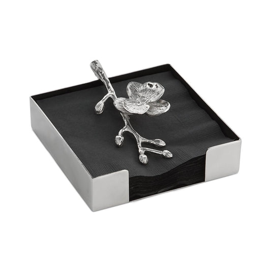 Michael Aram White Orchid Cocktail Napkin Holder