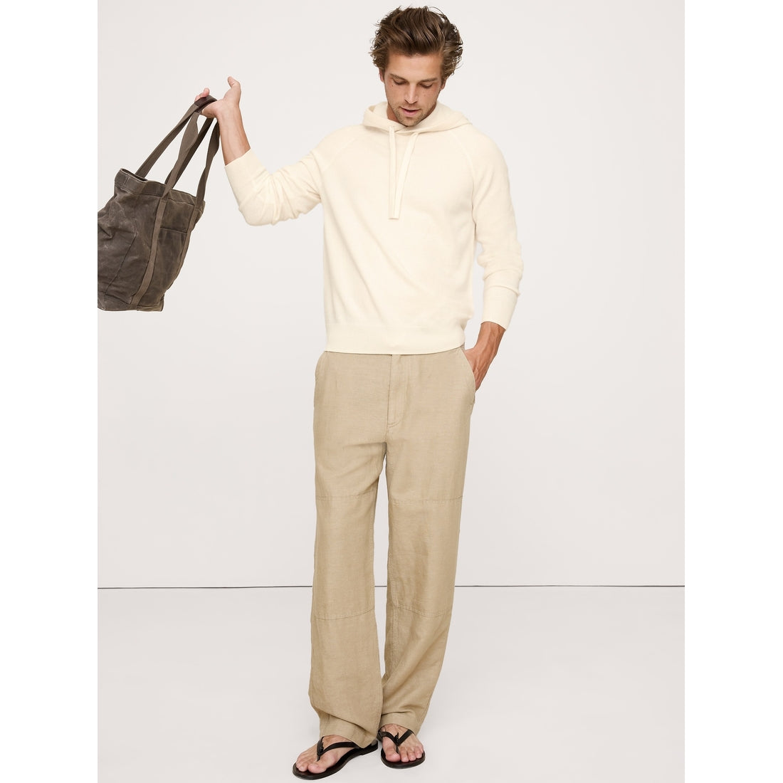 Men's Cashmere Sweater Hoodie
