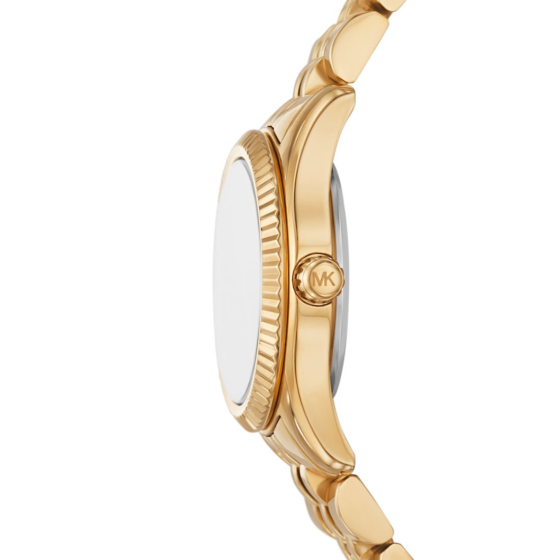 Michael Kors Women's Lexington Three-Hand Gold-Tone Stainless Steel Watch 26mm