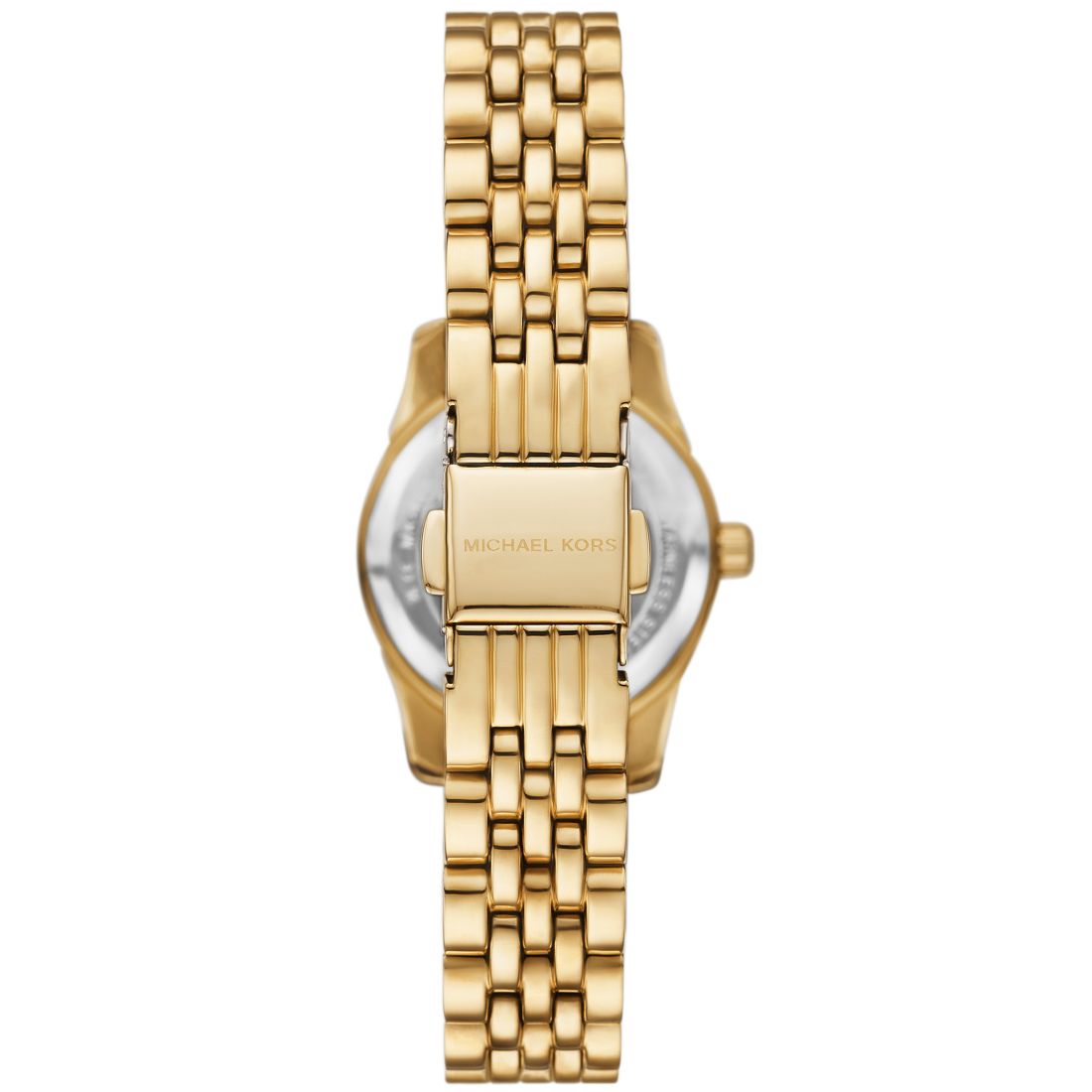 Michael Kors Women's Lexington Three-Hand Gold-Tone Stainless Steel Watch 26mm