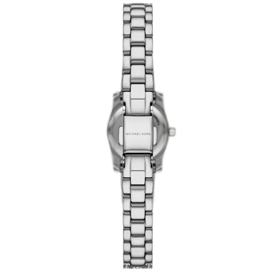 Michael Kors Women's Lexington Three-Hand Silver-Tone Stainless Steel Watch 19mm