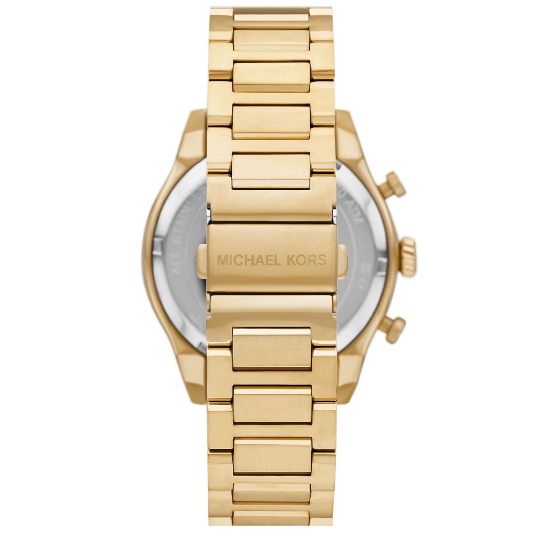 Michael Kors Men's Panorama Chronograph Gold-Tone Stainless Steel Watch, 44mm