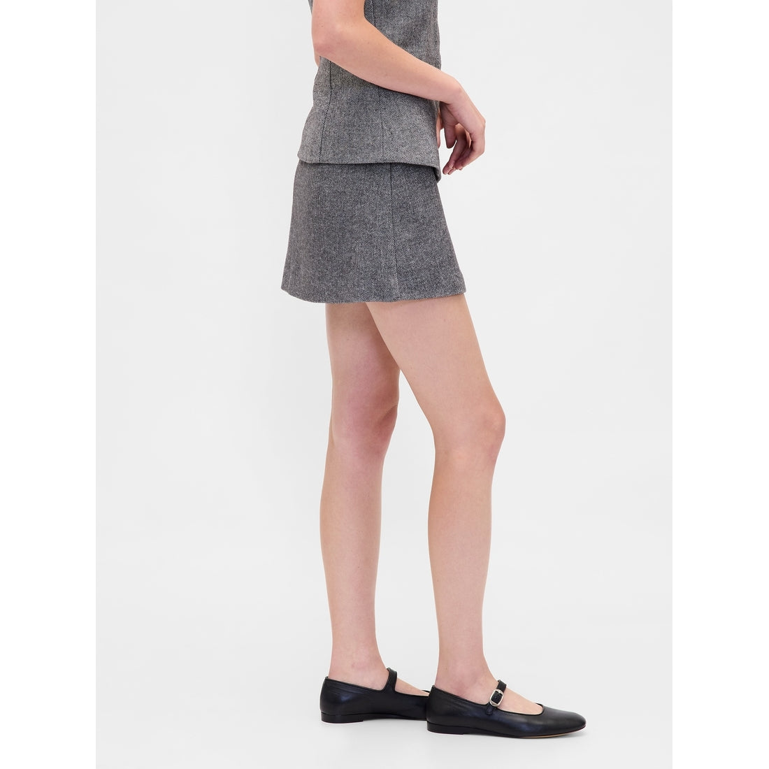 Women's Herringbone Mini Skort
