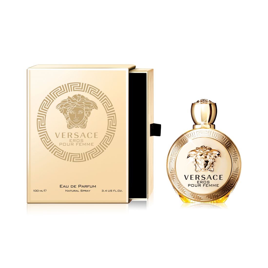 Versace Eros Pour Femme Eau de Parfum Spray, 3.4 oz