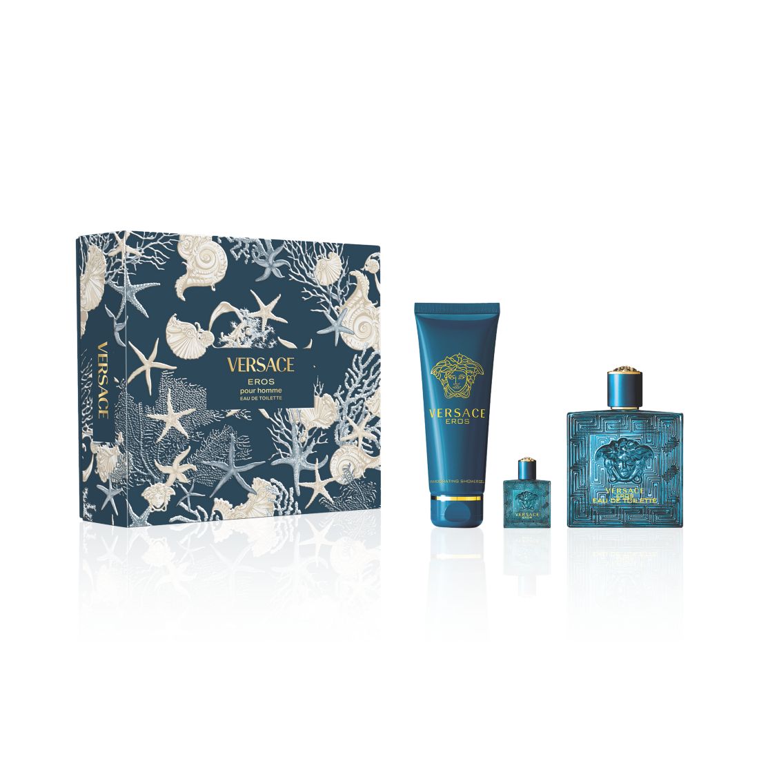 Versace Men's 3-Pc. Eros Pour Homme Eau de Toilette Gift Set