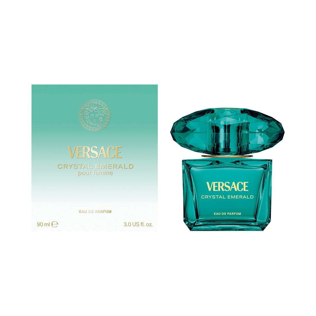 Versace Crystal Emerald Eau De Parfum Spray, 3.04 oz.