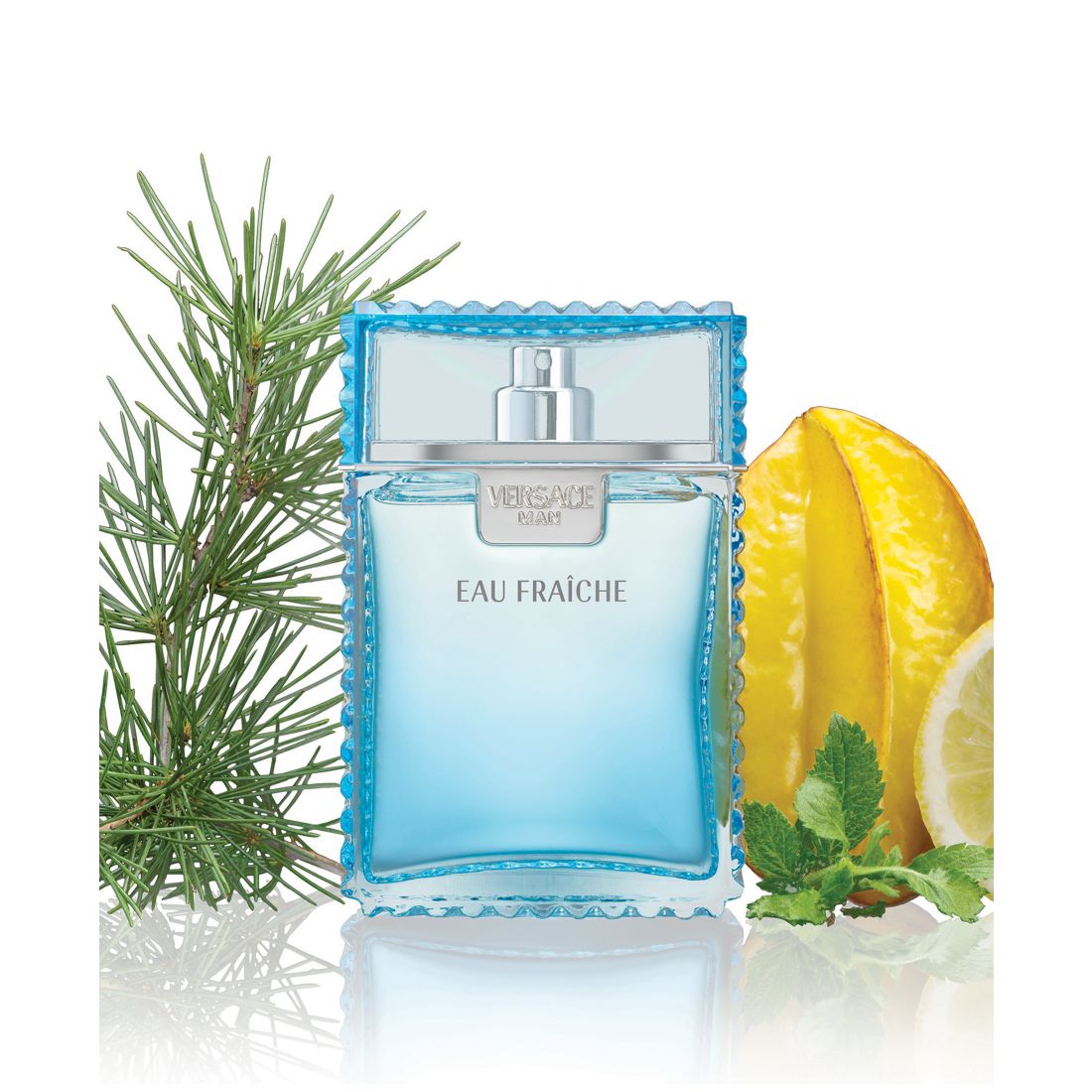 Versace Man Eau Fraiche Eau de Toilette Spray, 3.4 oz