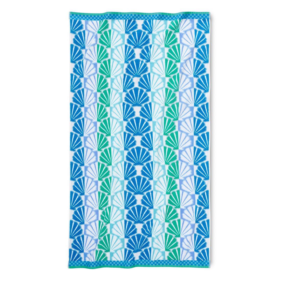 The Beach House Shell Stripe Cotton Beach Towel, 40" x 70"