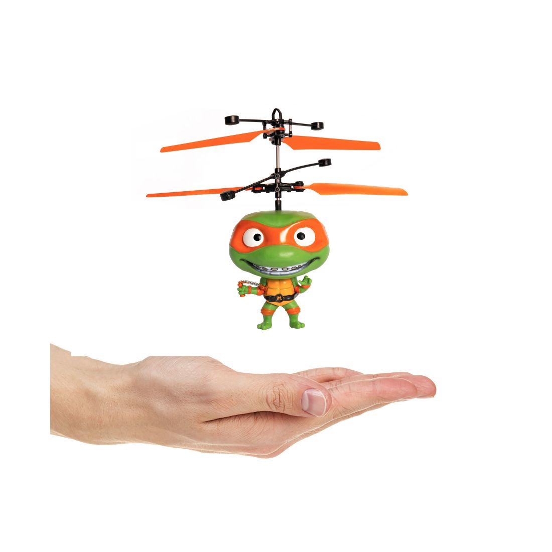 World Tech Toys Tmnt Michaelangelo Flying Ufo Helicopter