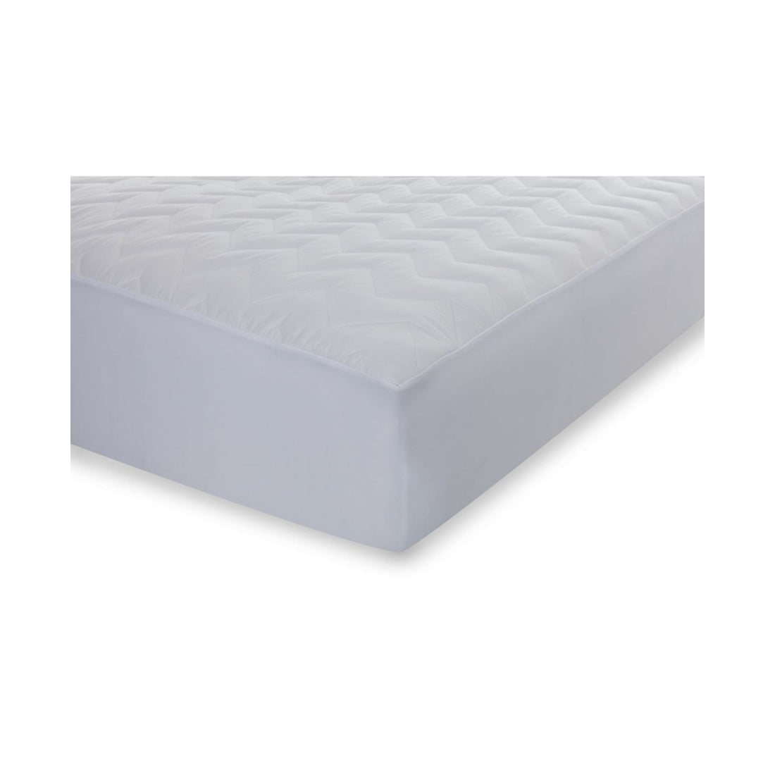Waterguard Waterproof Quilted Mattress Pad Protector – White