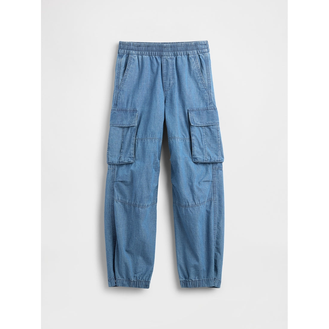 Boys' Denim Baggy Cargo Joggers