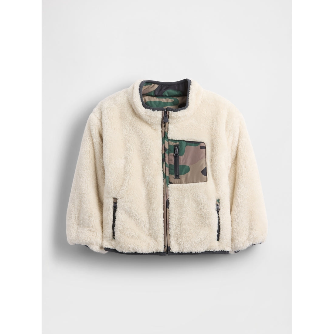 Toddler & Lightweight Sherpa Reversible Jacket