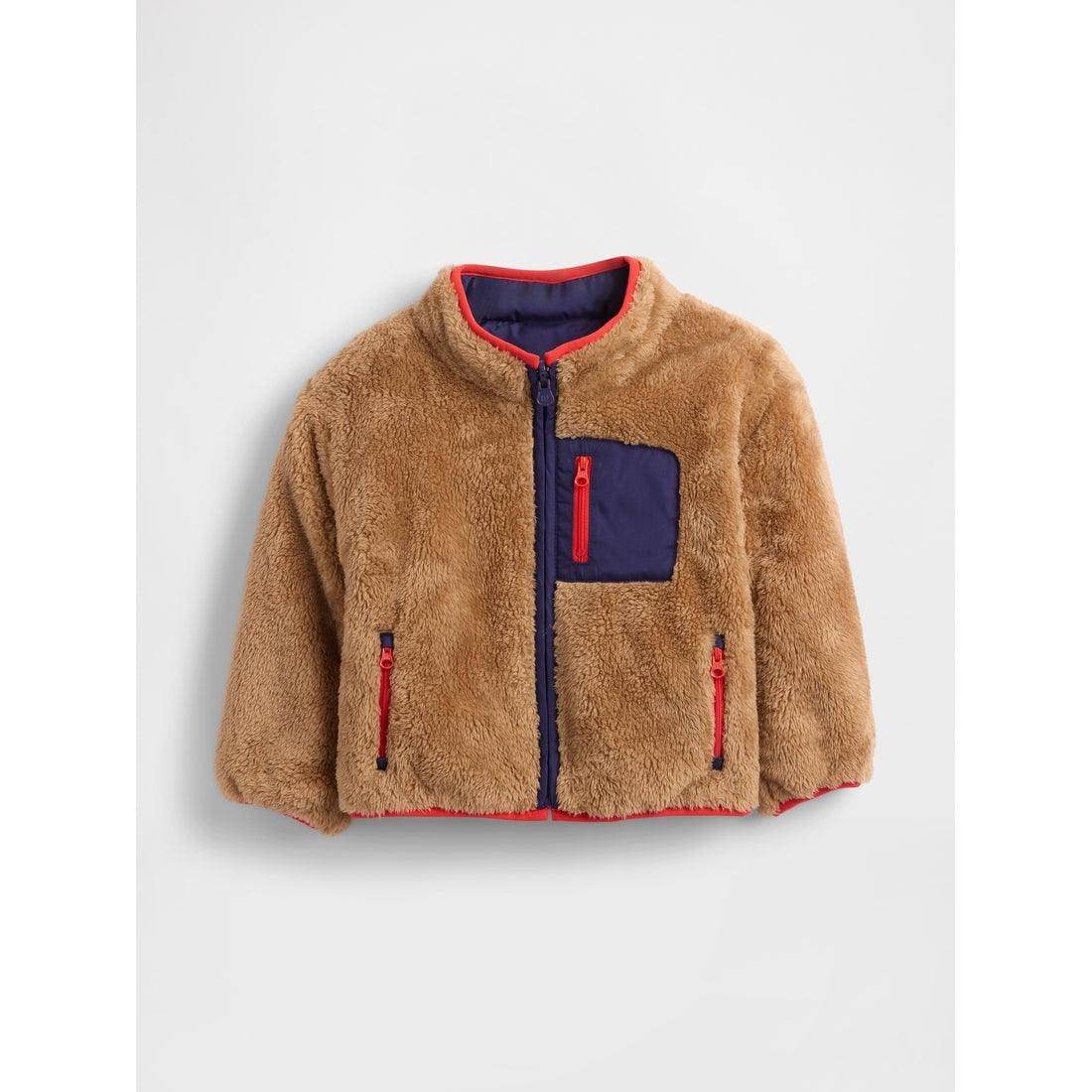 Toddler & Lightweight Sherpa Reversible Jacket