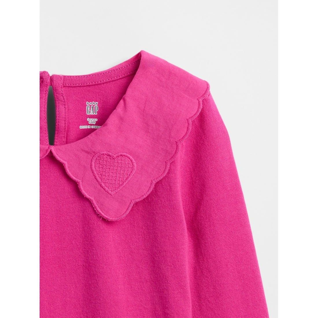 Toddler & Heart Collar Top