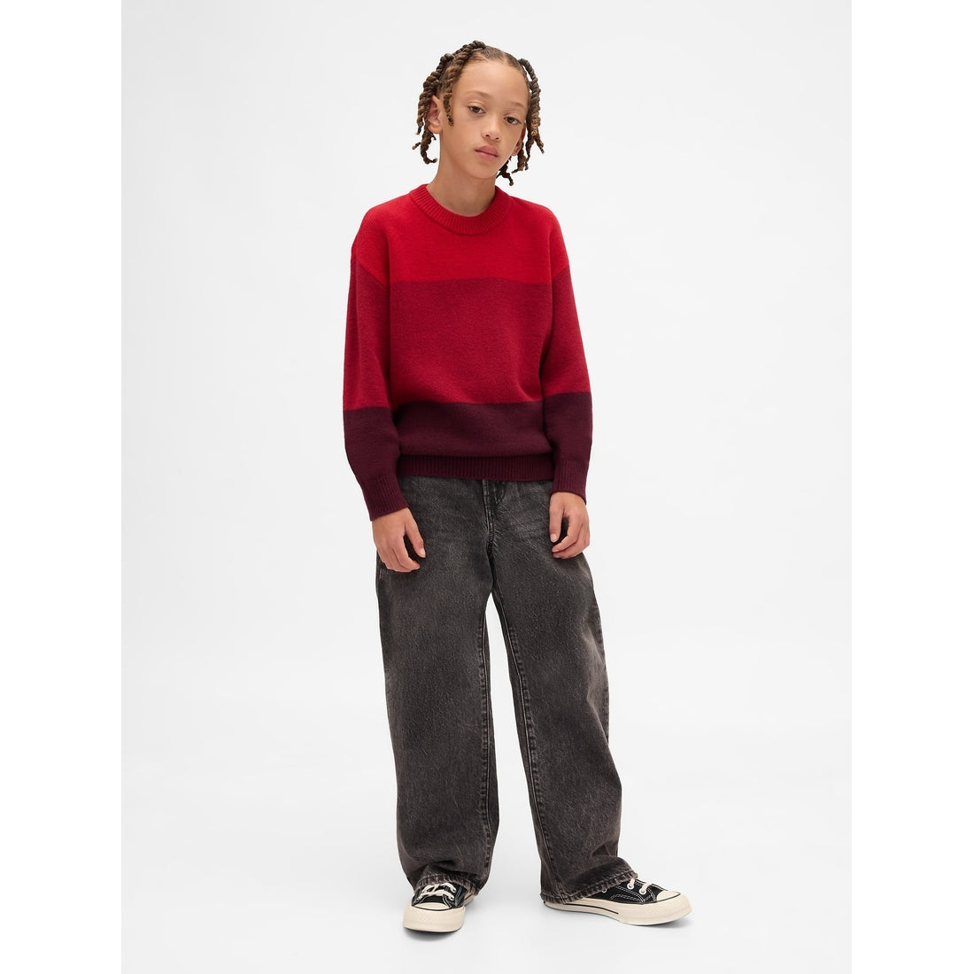Boys' Cashsoft Relaxed Crewneck Sweater