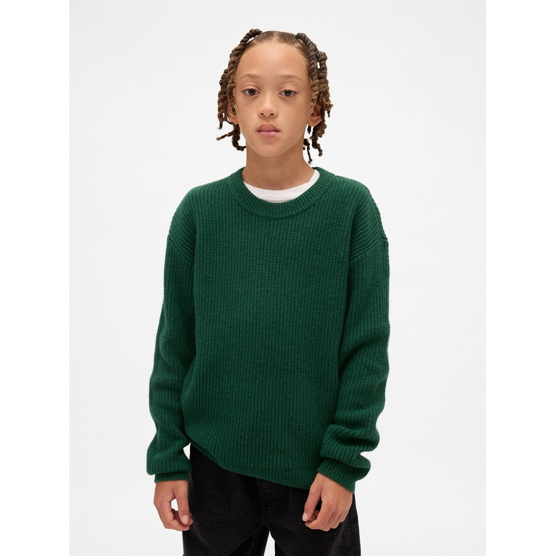 Boys' Cashsoft Relaxed Crewneck Sweater