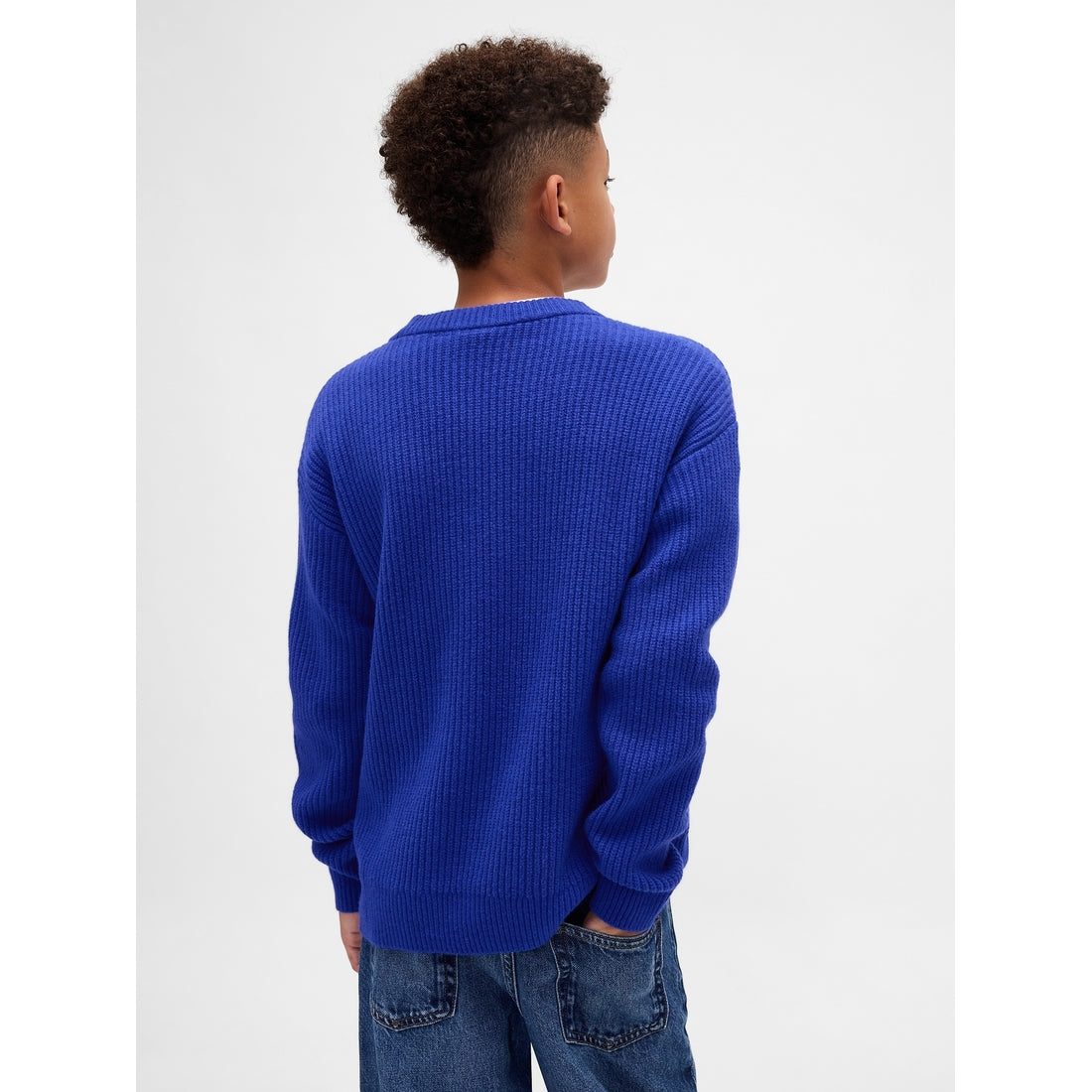 Boys' Cashsoft Relaxed Crewneck Sweater