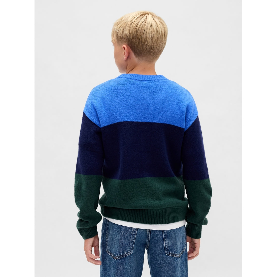 Boys' Cashsoft Relaxed Crewneck Sweater