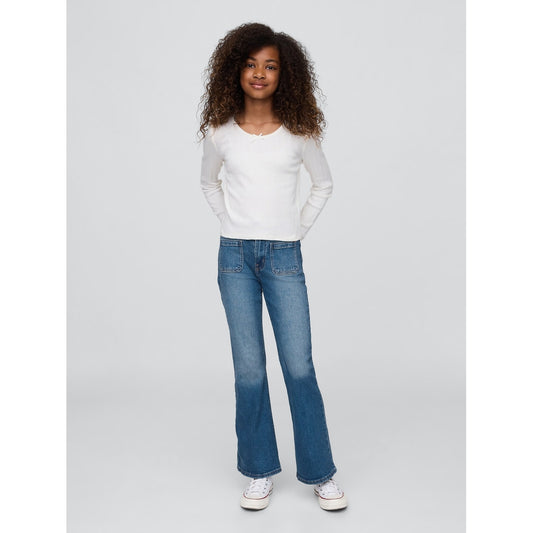 Girls' High Rise '70S Flare Jeans