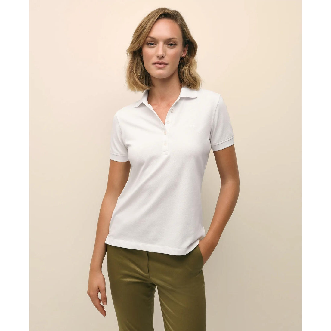 Supima Cotton Stretch Pique Polo Shirt