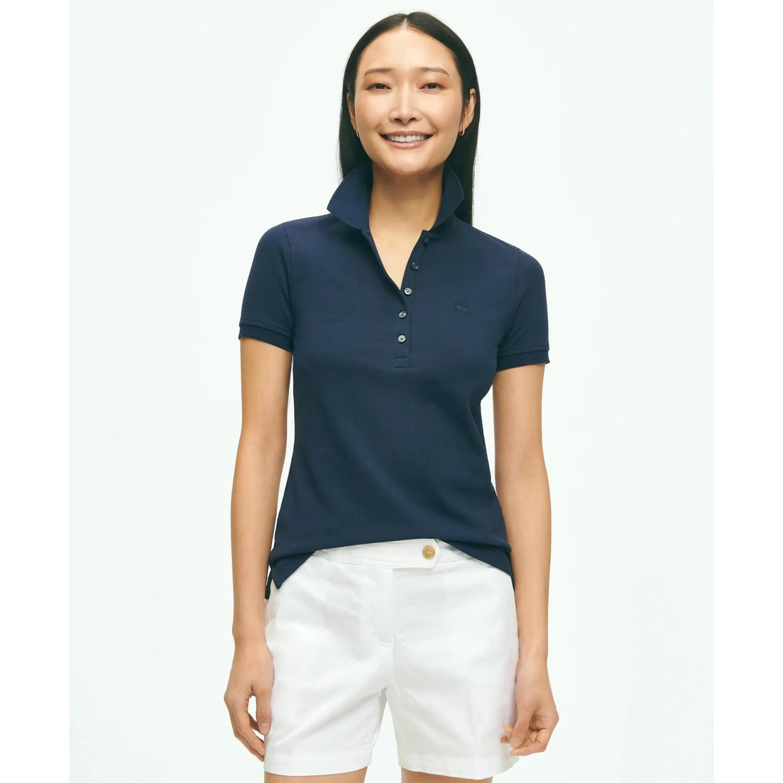 Supima Cotton Stretch Pique Polo Shirt