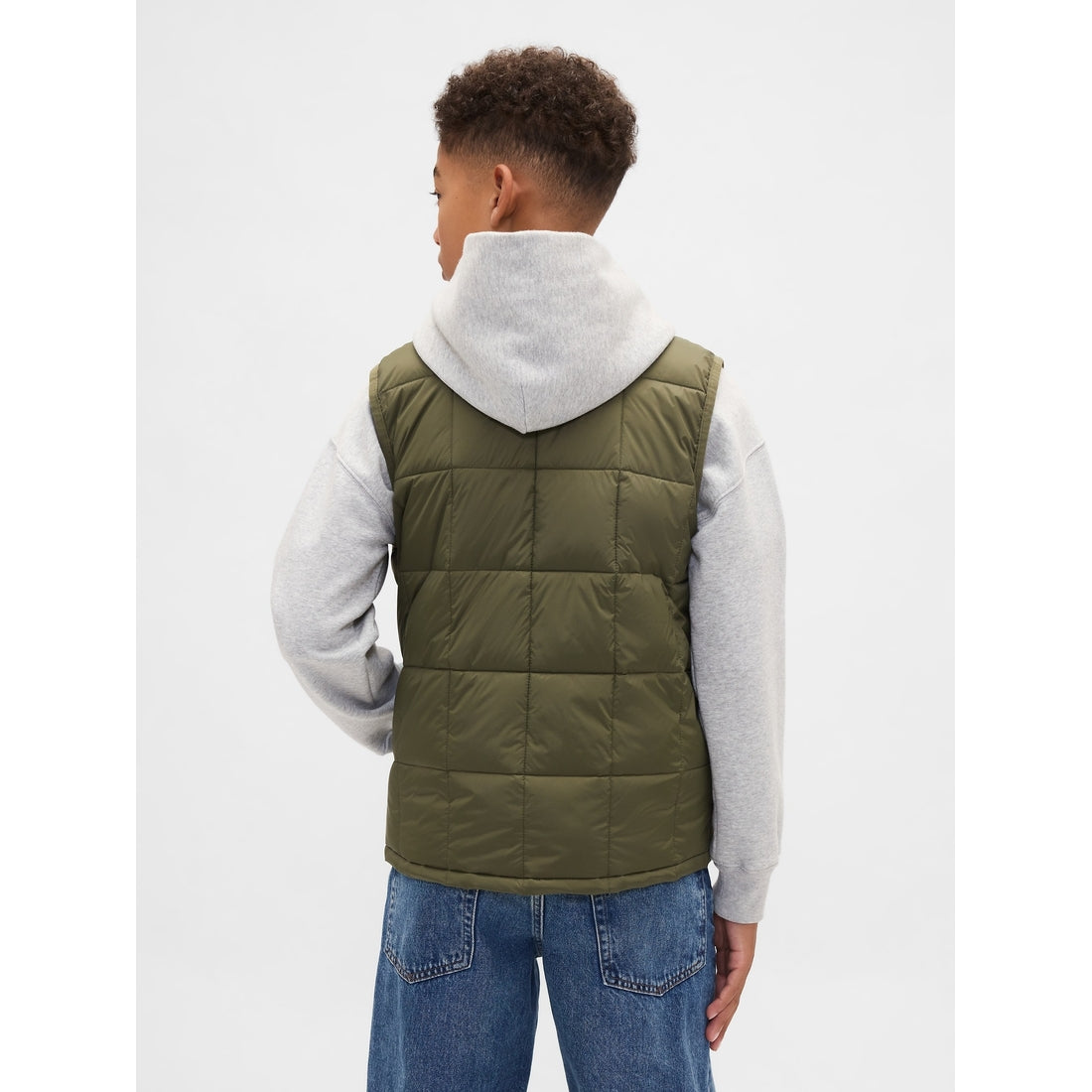 Boys' Recycled Lightweight Puffer Vest
