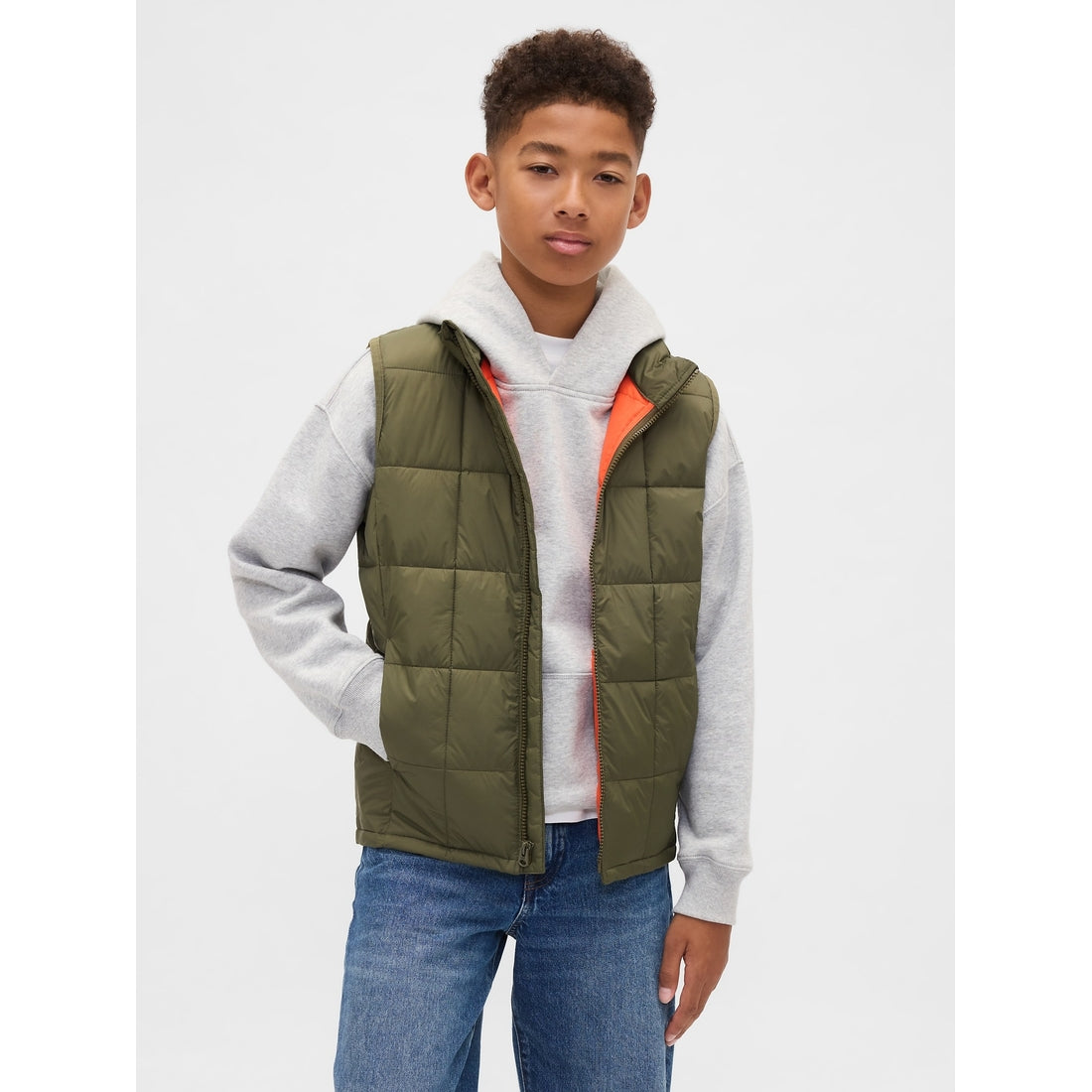 Boys' Recycled Lightweight Puffer Vest