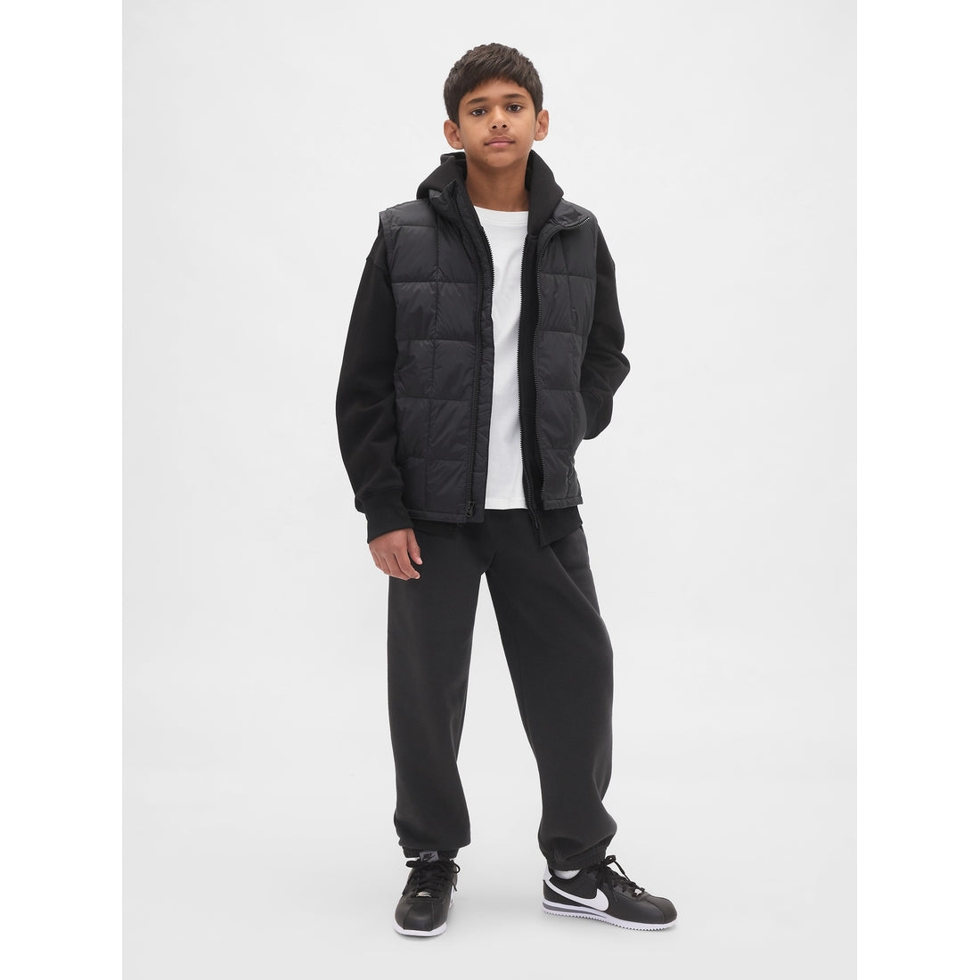 Boys' Recycled Lightweight Puffer Vest