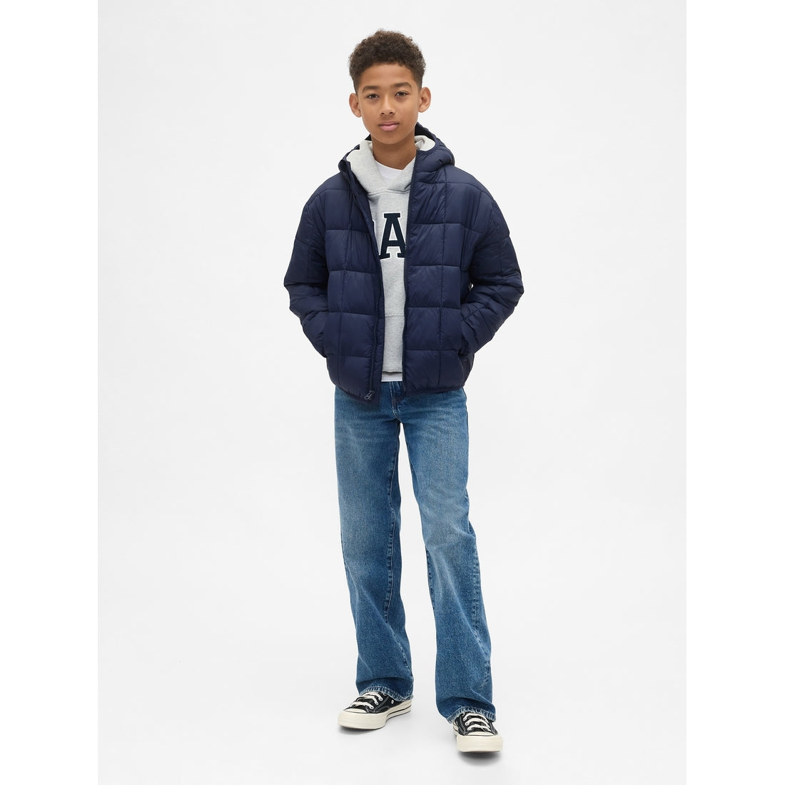 Boys' Recycled Lightweight Puffer Jacket