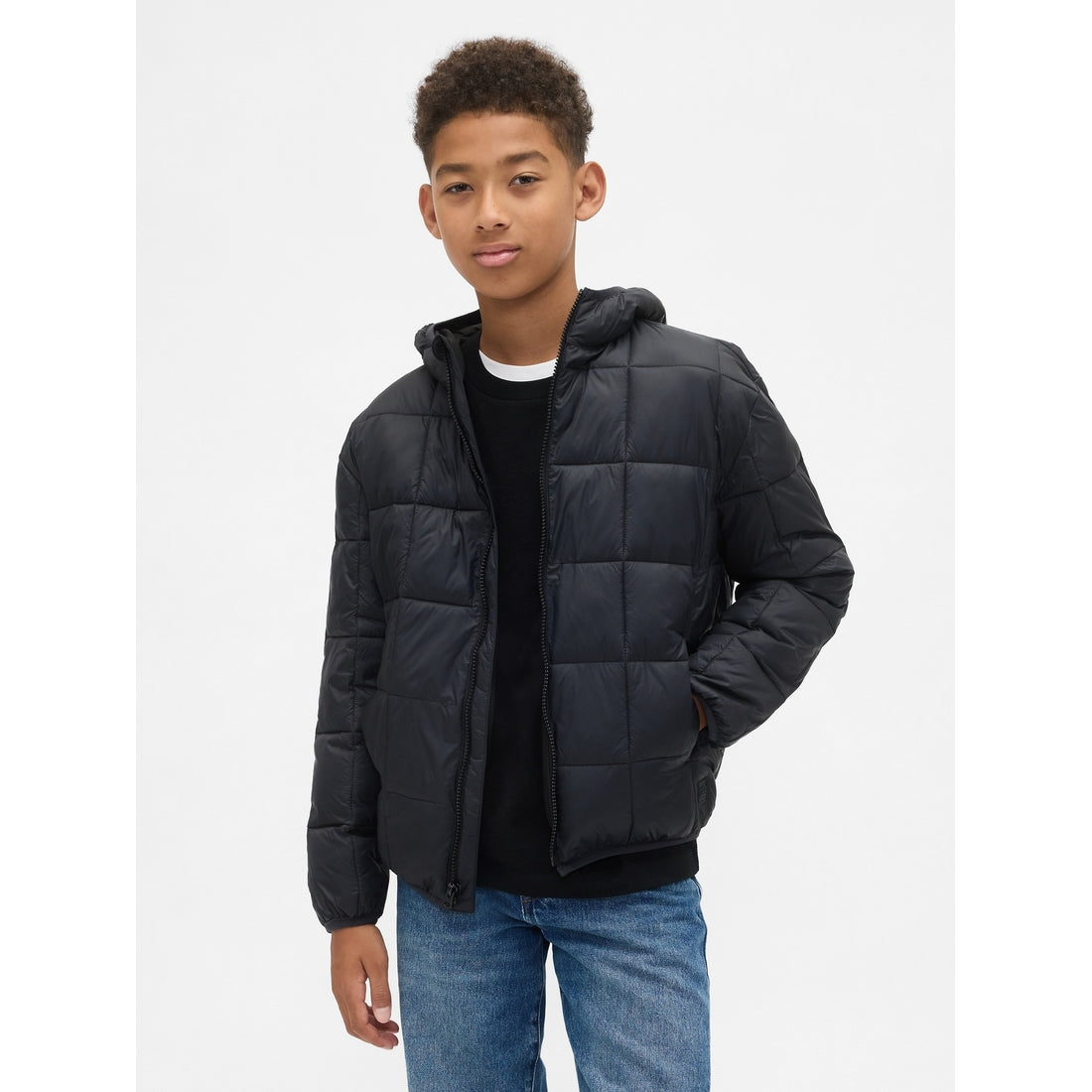 Boys' Recycled Lightweight Puffer Jacket