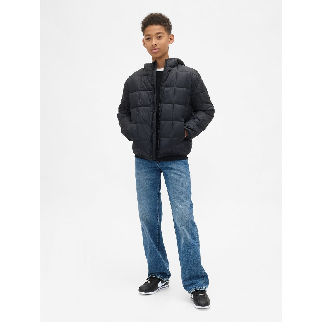 Boys' Recycled Lightweight Puffer Jacket