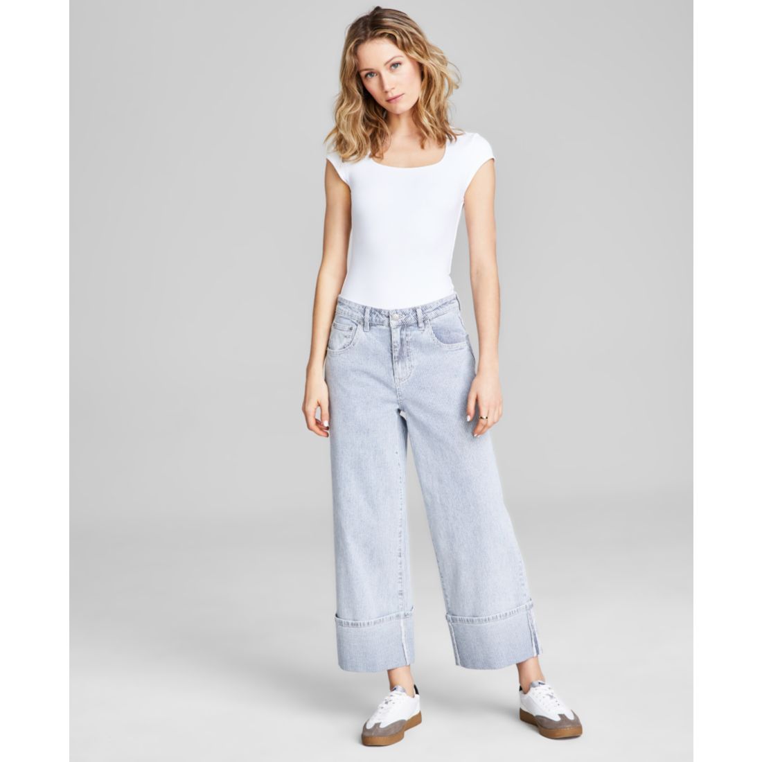 And Now This Women's Tiara Rounded-Square-Neck Bodysuit