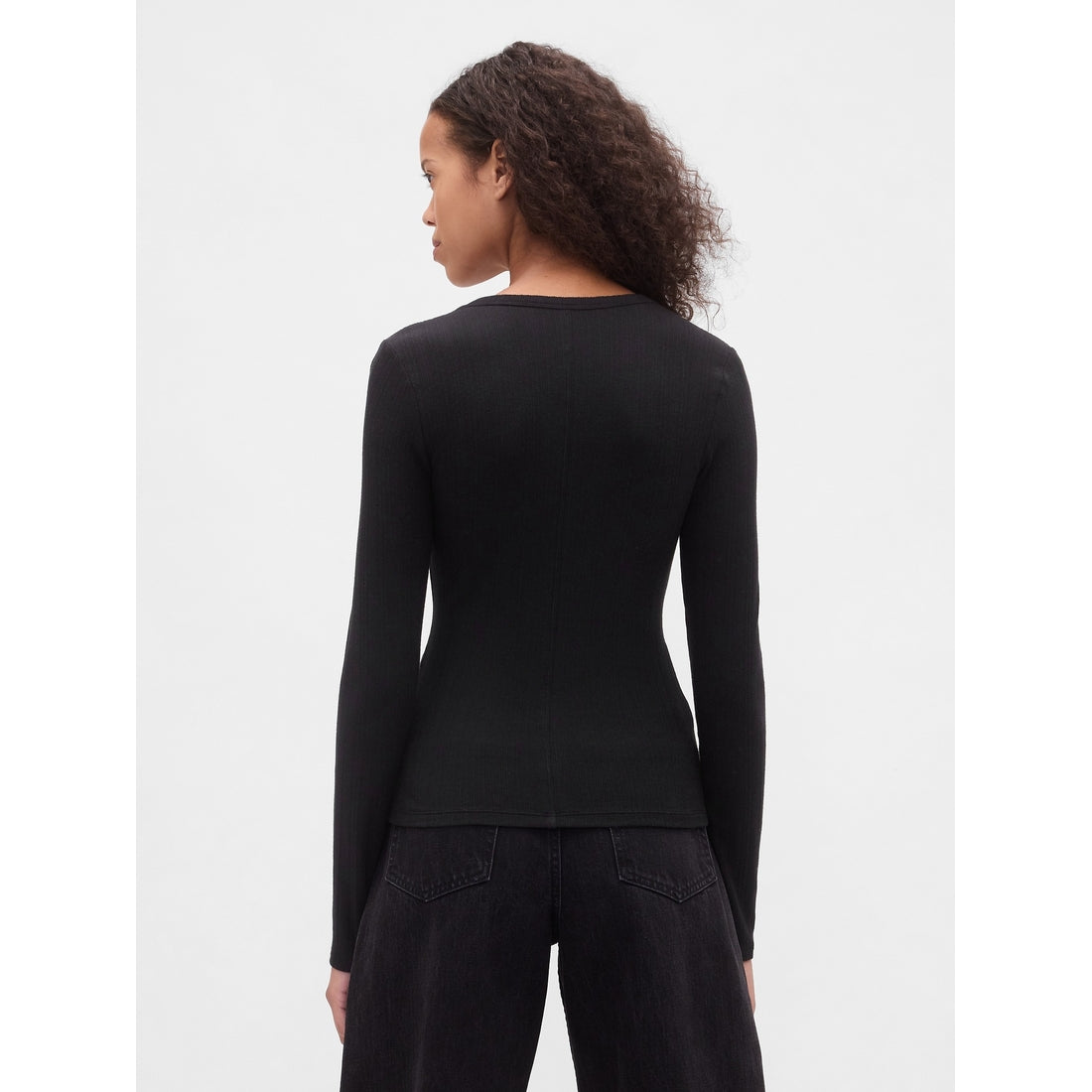 Women's Sheer Modern Rib T-Shirt