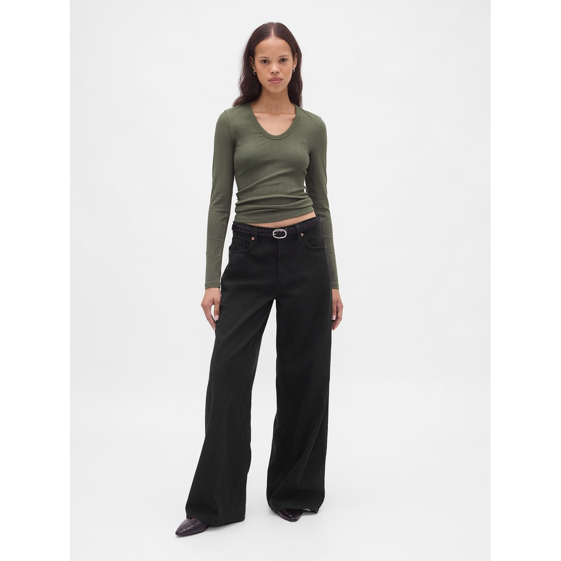 Women's Sheer Modern Rib T-Shirt