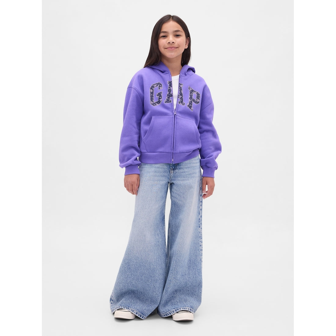 Girls' Vintagesoft Logo Zip Hoodie
