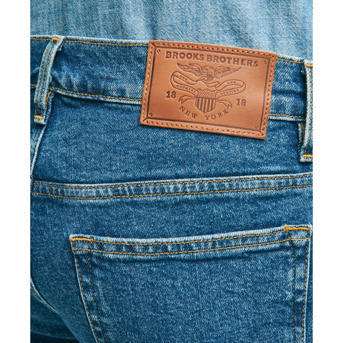 Straight Fit Denim Jeans