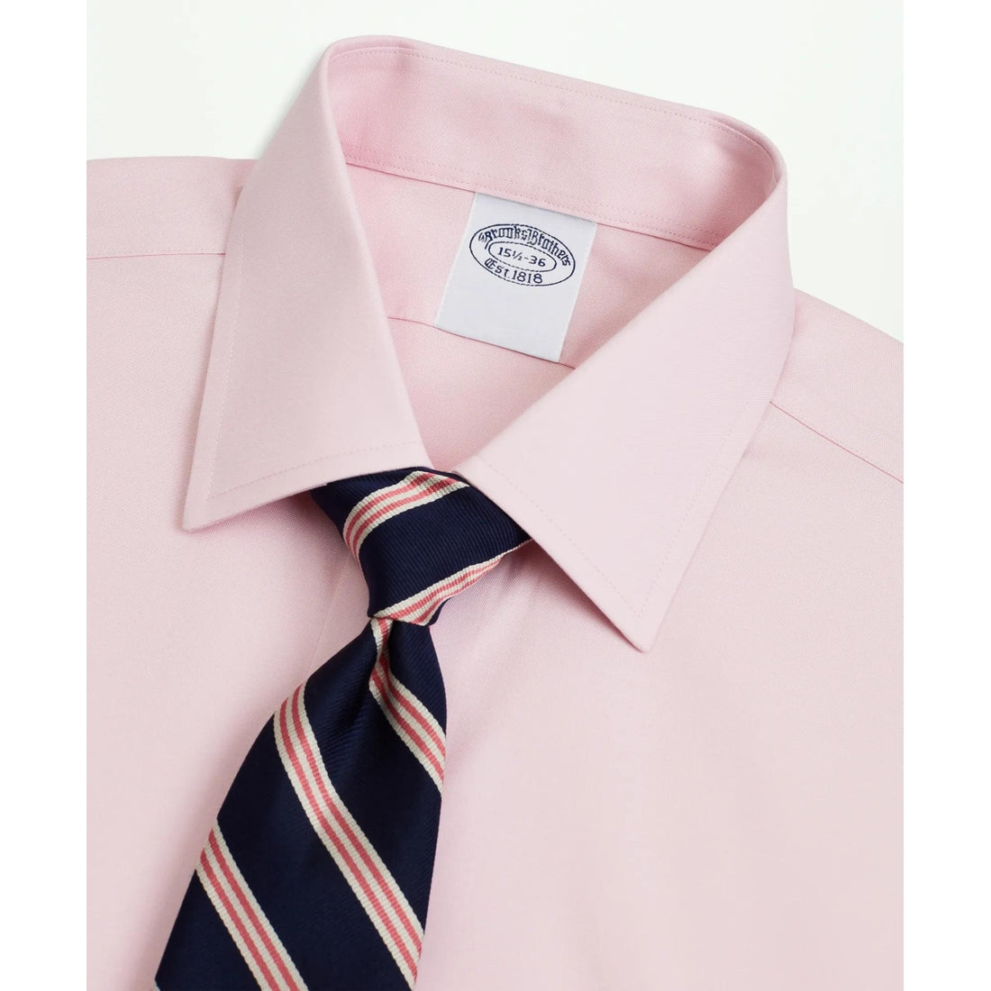 Stretch Supima Cotton Non-Iron Pinpoint Oxford Ainsley Collar Dress Shirt