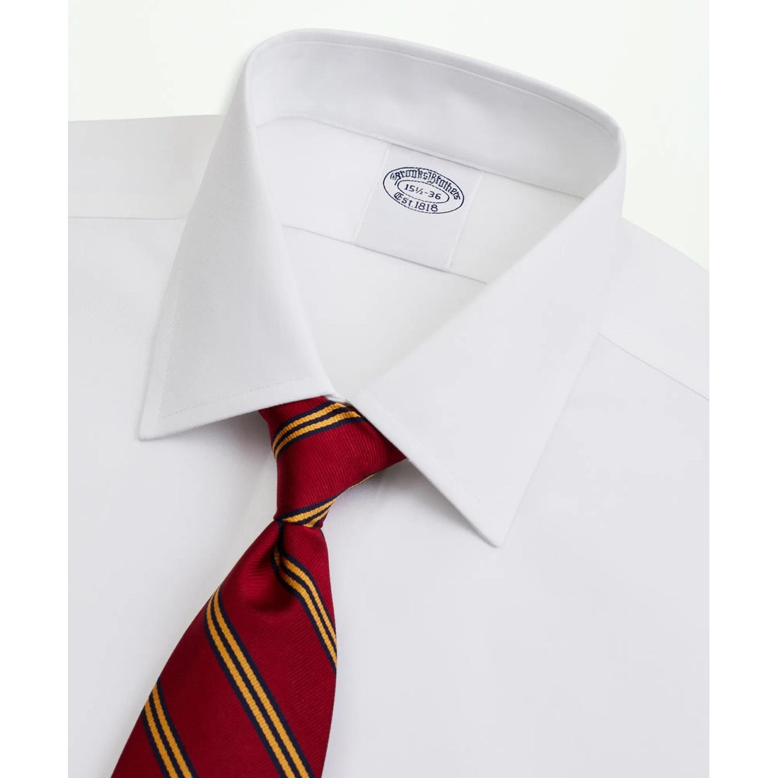 Stretch Supima Cotton Non-Iron Pinpoint Oxford Ainsley Collar Dress Shirt