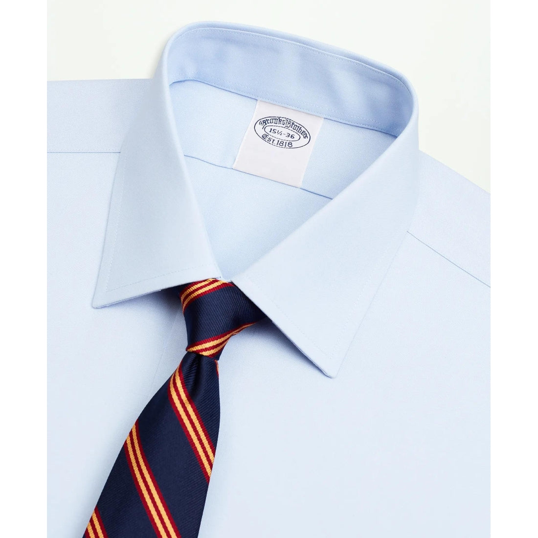 Stretch Supima Cotton Non-Iron Pinpoint Oxford Ainsley Collar Dress Shirt