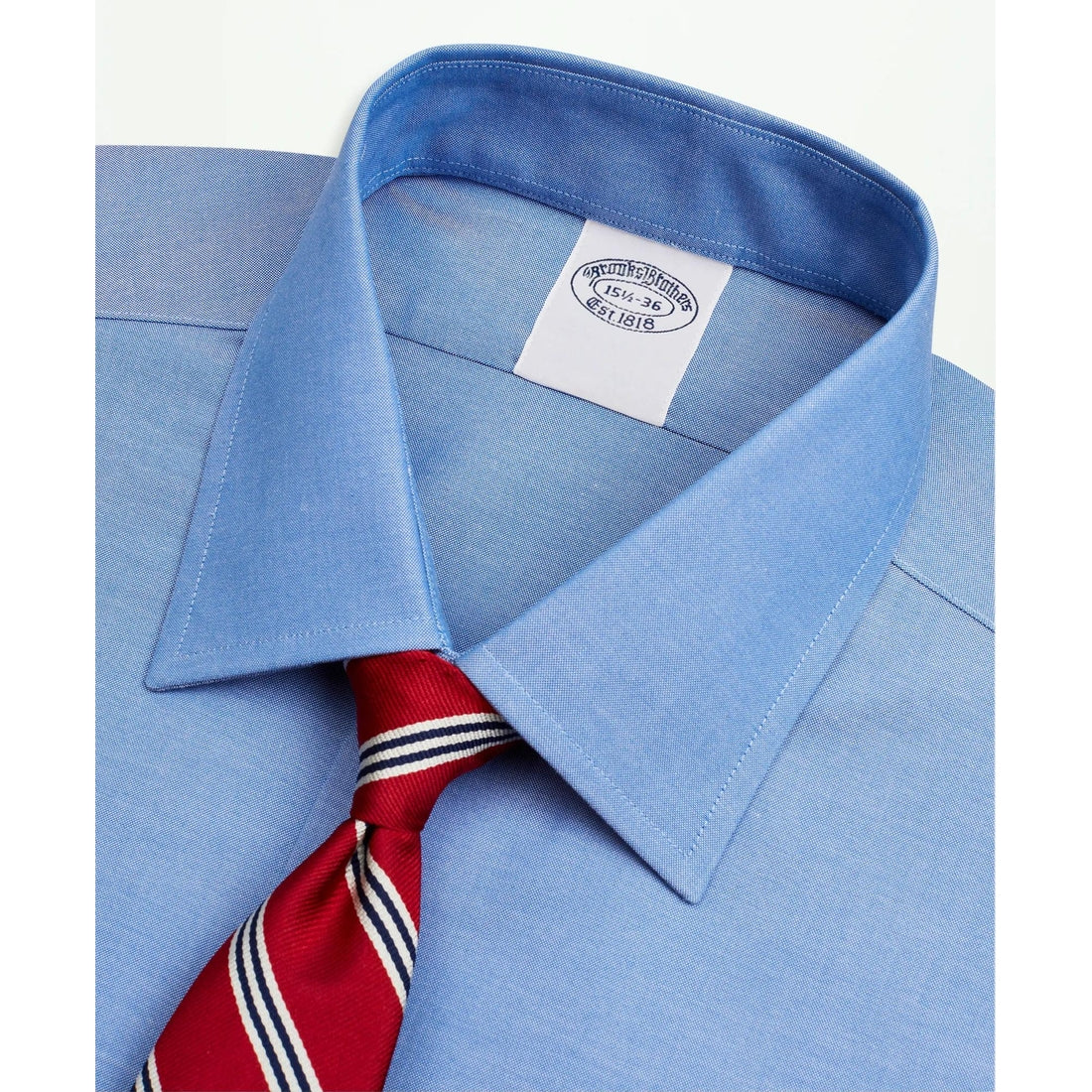 Stretch Supima Cotton Non-Iron Pinpoint Oxford Ainsley Collar Dress Shirt