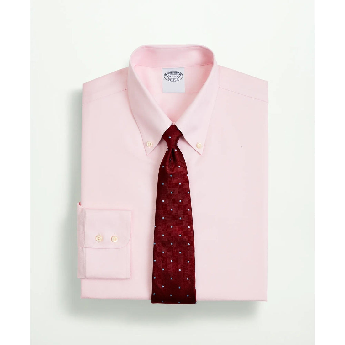 Stretch Supima Cotton Non-Iron Twill Button-Down Collar Dress Shirt