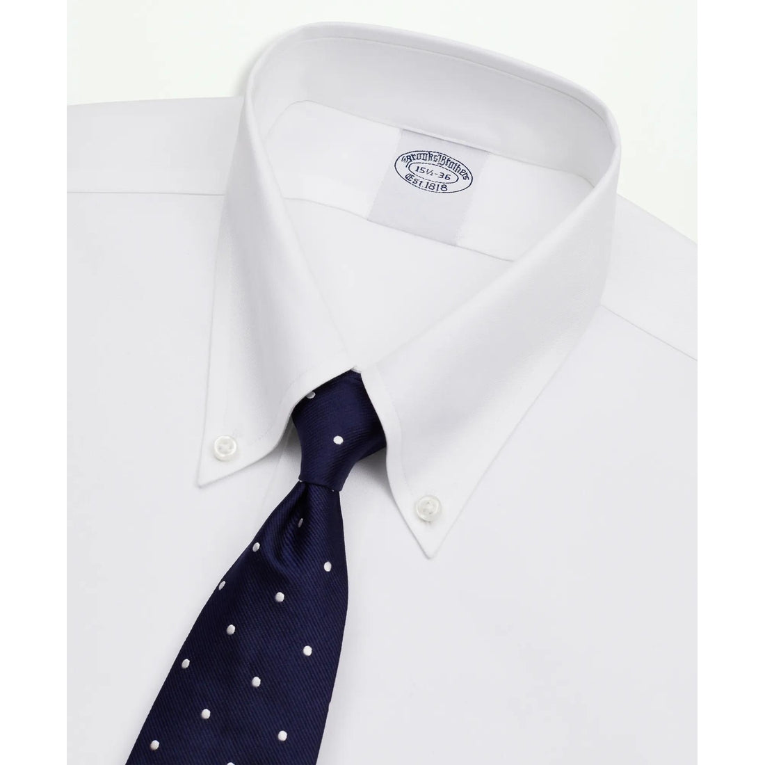 Stretch Supima Cotton Non-Iron Twill Button-Down Collar Dress Shirt