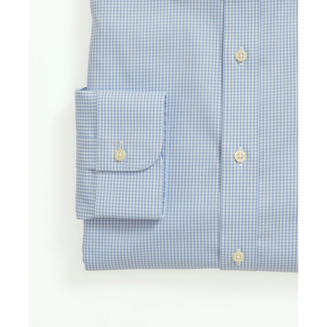Stretch Supima Cotton Non-Iron Pinpoint Oxford Ainsley Collar, Gingham Dress Shirt