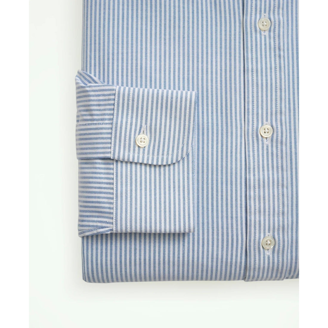 American-Made Oxford Cloth Button-Down Stripe Dress Shirt