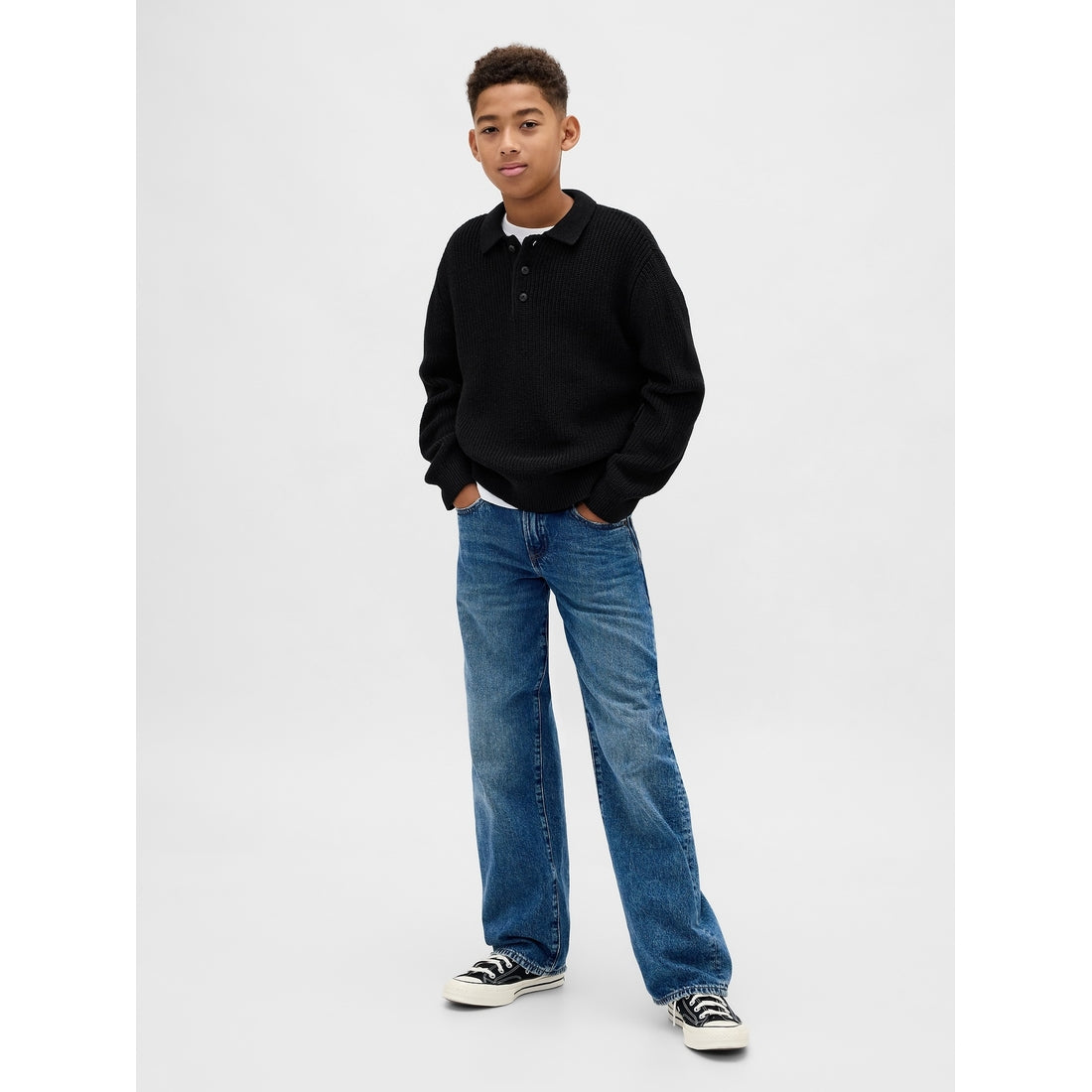 Boys' Polo Shirt Sweater